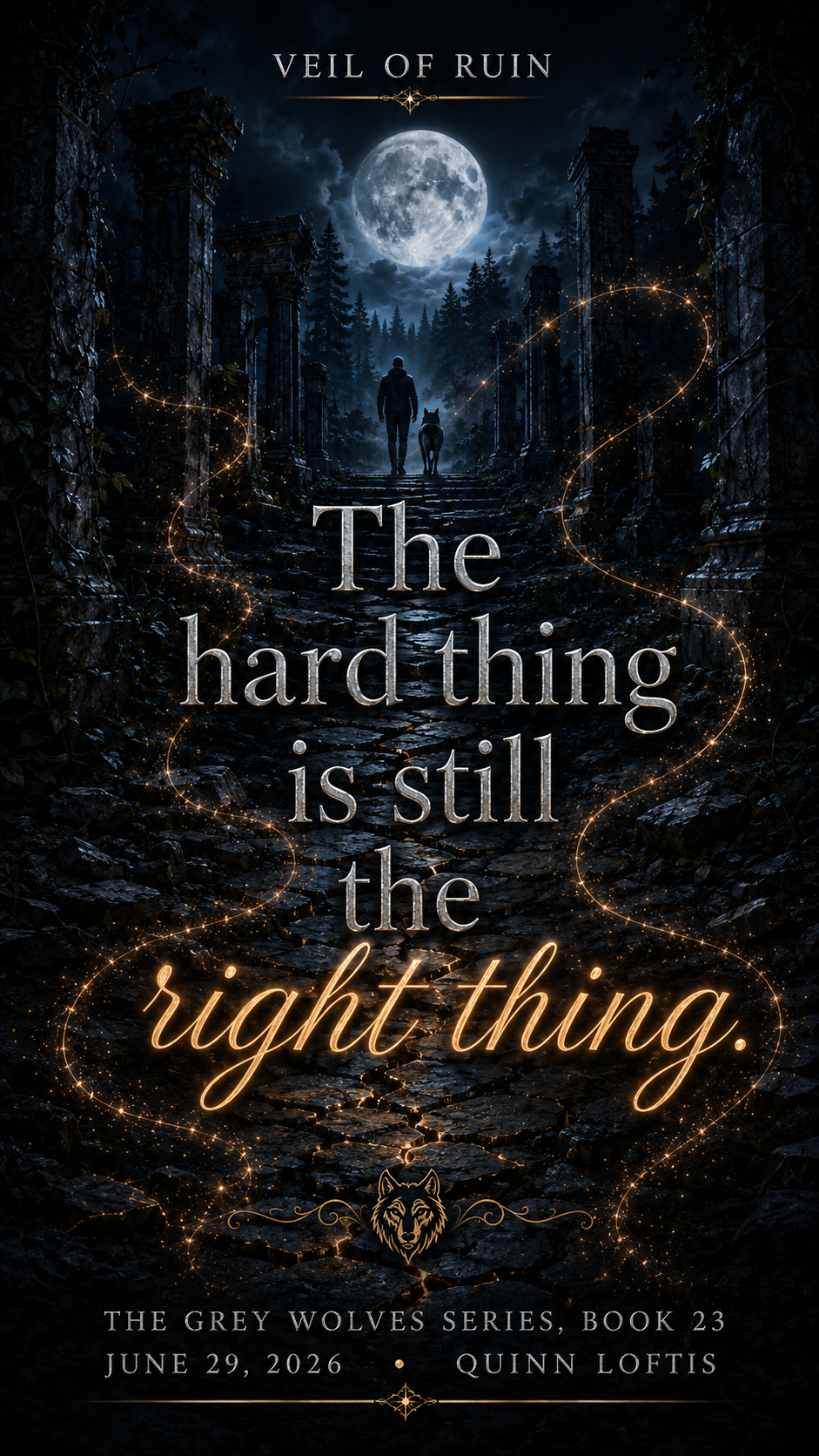 Veil of Ruin, Book 23 The Grey Wolves Series