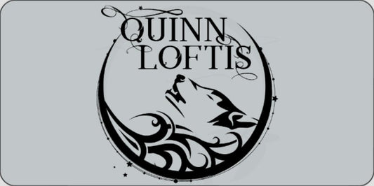 Quinn Loftis Books License Plate