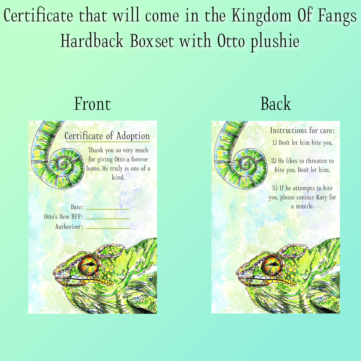 Kingdom of Fangs Hardback Book Bundle